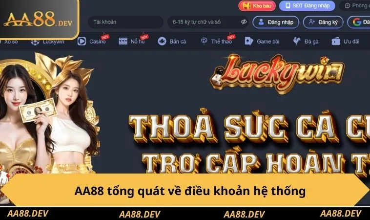 AA88 tổng quát về điều khoản hệ thống