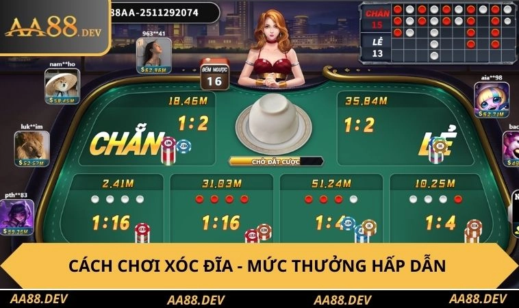 Cách Chơi Xóc Đĩa - Mức Thưởng Hấp Dẫn, Rinh Nhuận Đáng Kể