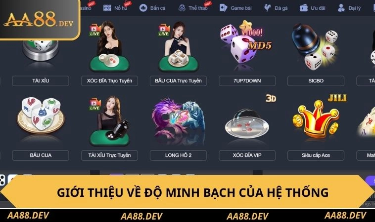 Giới thiệu AA88 cùng các hình thức chất lượng