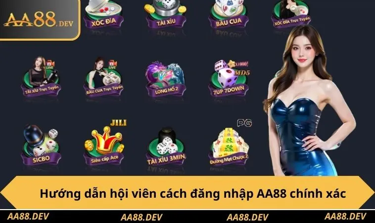 Hướng dẫn hội viên cách đăng nhập AA88 chính xác