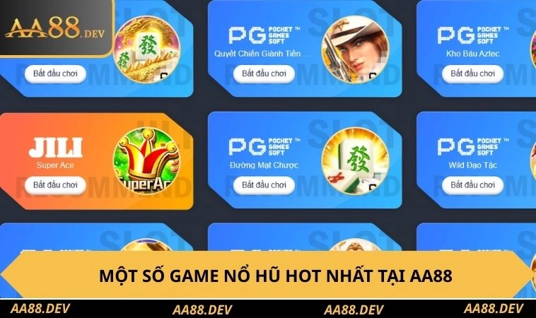 Nổ Hũ AA88 2 Một số game nổ hũ hot nhất tại AA88