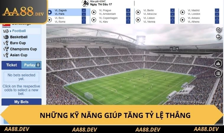 Những kỹ năng giúp tăng tỷ lệ thắng